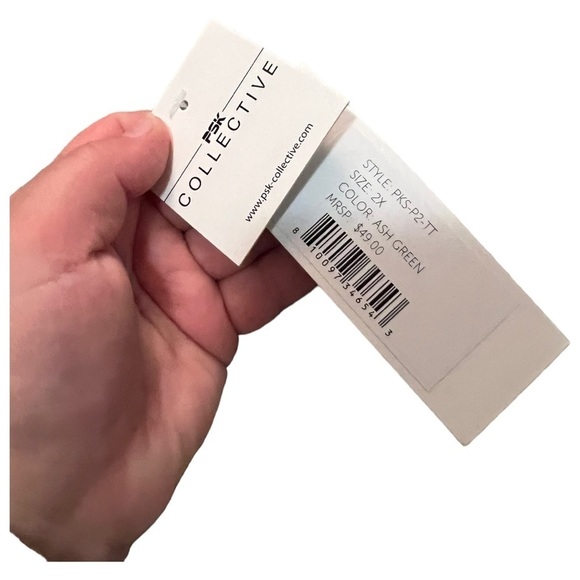 PSK Collective Ash Green Joggers NWT Size 2X - Picture 11 of 12